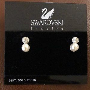 Swarovski Pearl Earrings